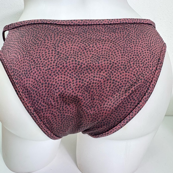 Victoria's Secret Black and Maroon Bikini Set Sz 36DD /M NWT - Picture 7 of 9